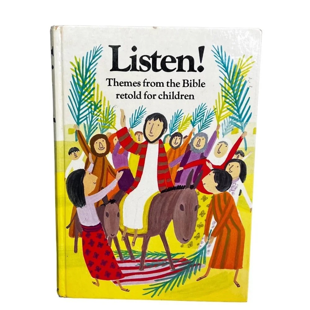 Listen Themes From the Bible Retold for Children AJ McCallen 1981 HC - Picture 1 of 8